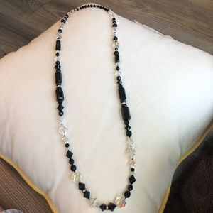 Vintage Jet & Crystal